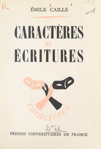 Caractères et écritures - Émile Caille - FeniXX réédition numérique