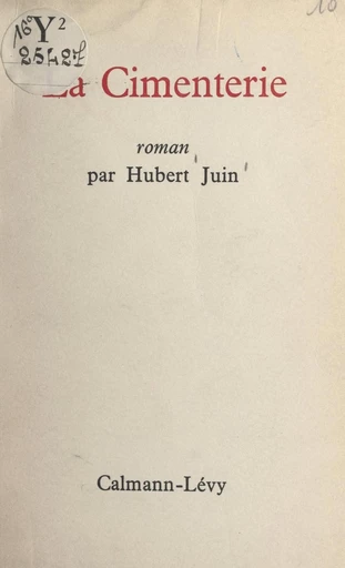 La Cimenterie - Hubert Juin - FeniXX réédition numérique