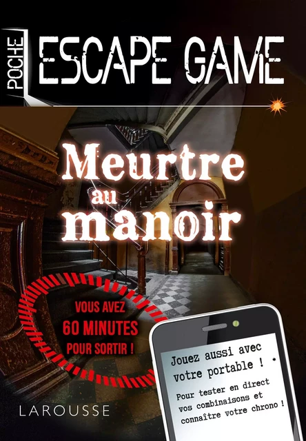 Escape game de poche - Meurtre au manoir - Nicolas Trenti - Larousse