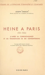 Heine à Paris, 1831-1856