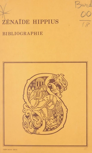 Bibliographie des œuvres de Zénaïde Hippius - Any Barda - FeniXX réédition numérique