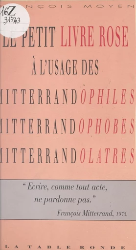 Le petit livre rose - François Moyen - FeniXX réédition numérique