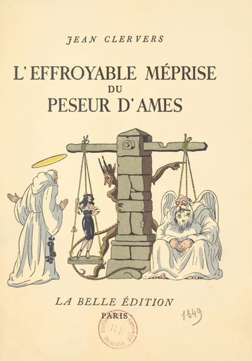 L'effroyable méprise du peseur d'âmes - Jean Clervers - FeniXX réédition numérique