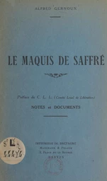 Le maquis de Saffré