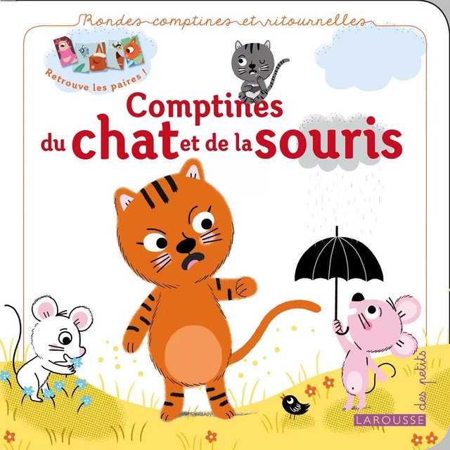 Comptines du chat et de la souris - Mélanie Combes - Larousse