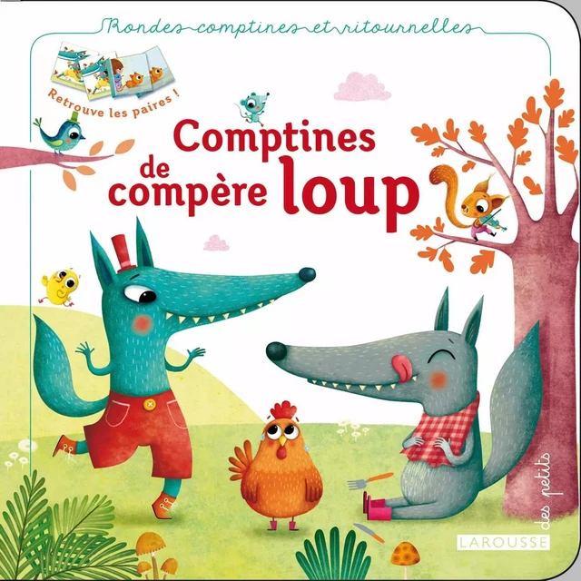 Comptines de Compère Loup - Amandine Piu - Larousse