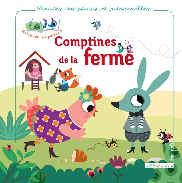 Comptines de la ferme - Christelle Lardenois - Larousse