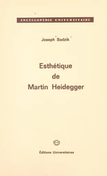 Esthétique de Martin Heidegger