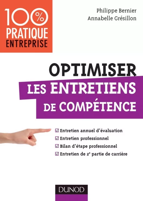 Optimiser les entretiens de compétence - Annabelle Grésillon, Philippe Bernier - Dunod