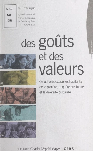 Des goûts et des valeurs - Georges Levesque - FeniXX réédition numérique