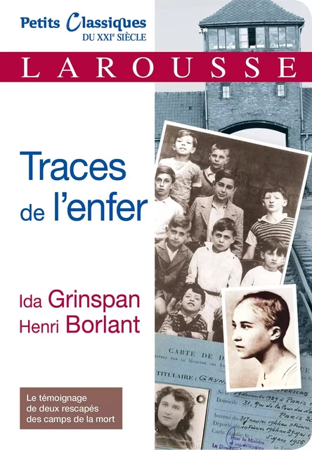 Traces de l'enfer - Ida Grinspan - Larousse