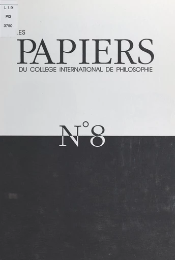 La capture de l'extension comme dialectique géométrique - Gilles Châtelet - FeniXX réédition numérique