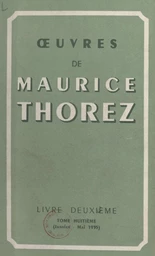 Œuvres de Maurice Thorez (2). Tome huitième : janvier 1935-mai 1935