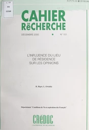 L'influence du lieu de résidence sur les opinions