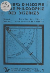 Évolution des théories sur la structure de la matière