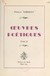 Œuvres poétiques (2)