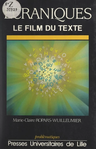 Écraniques - Marie-Claire Ropars-Wuilleumier - FeniXX réédition numérique