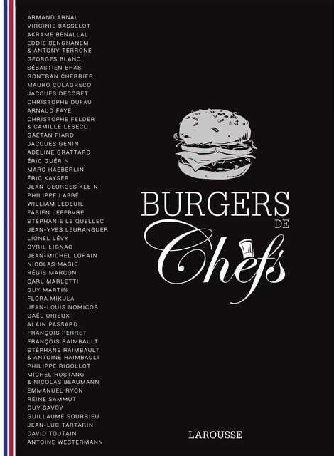 Burgers de chefs - Thérèse Rocher, Delphine Amar-Constantini - Larousse