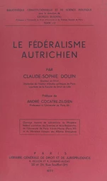 Le fédéralisme autrichien