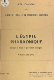 L'Égypte pharaonique