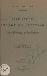 Dieppe vu par un horzain