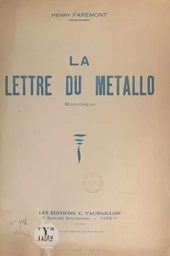 La lettre du métallo