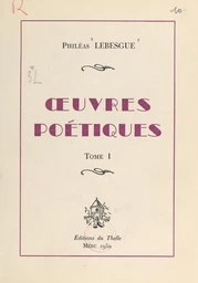 Œuvres poétiques (1)