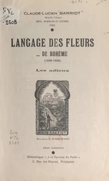 Langage des fleurs... de Bohème (1956-1959)