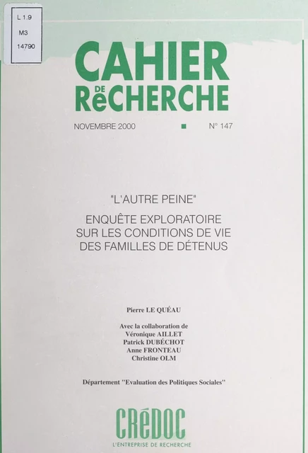 L'autre peine - Pierre Le Quéau - FeniXX réédition numérique