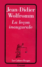 La leçon inaugurale