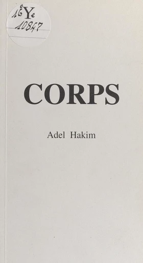 Corps - Adel Hakim - FeniXX réédition numérique