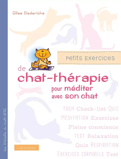 Petits exercices de chat-thérapie pour méditer avec son chat - Gilles Diederichs - Larousse