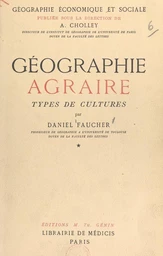 Géographie agraire