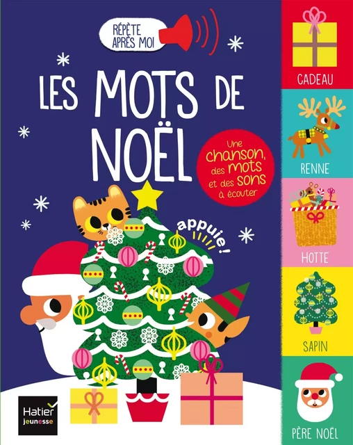 Répète après moi - Les mots de Noël 1/3 ans - Madeleine Deny - Hatier Jeunesse