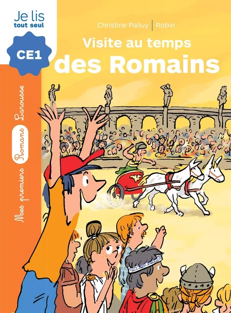 La pierre du temps - Visite au temps des Romains - Christine Palluy - Larousse