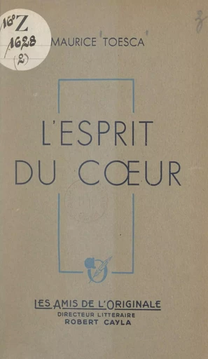 L'esprit du cœur - Maurice Toesca - FeniXX réédition numérique