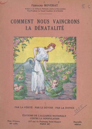 Comment nous vaincrons la dénatalité - Fernand Boverat - FeniXX réédition numérique