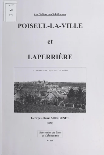 Poiseul-la-Ville et Laperrière - Georges-Henri Mongenet - FeniXX réédition numérique