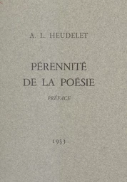 Pérennité de la poésie