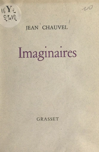 Imaginaires - Jean Chauvel - FeniXX réédition numérique