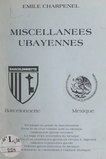 Miscellanées ubayennes - Émile Charpenel - FeniXX réédition numérique