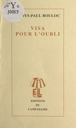 Visa pour l'oubli