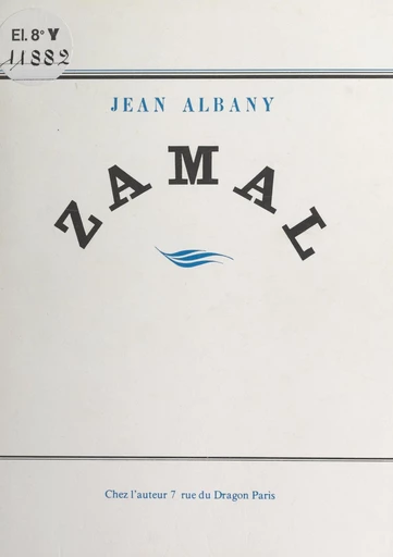 Zamal - Jean Albany - FeniXX réédition numérique