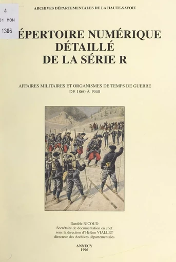 Répertoire numérique détaillé de la série R - Danièle Nicoud - FeniXX réédition numérique