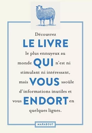 Le livre qui vous endort