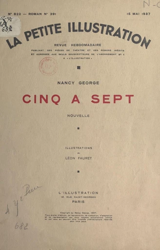 Cinq à sept - Nancy George - FeniXX réédition numérique