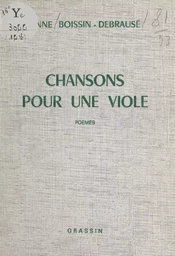 Chansons pour une viole