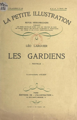 Les gardiens - Léo Larguier - FeniXX réédition numérique