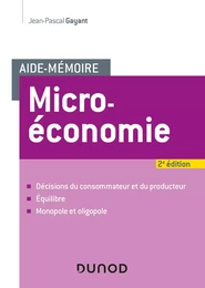 Aide-mémoire - Microéconomie - 2e éd.