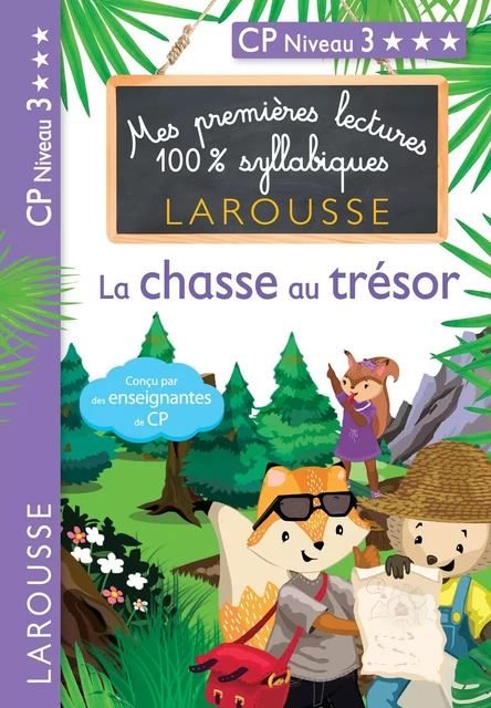 1ères lectures 100% syllabiques - La chasse au trésor - Hélène Heffner, Giulia Levallois - Larousse